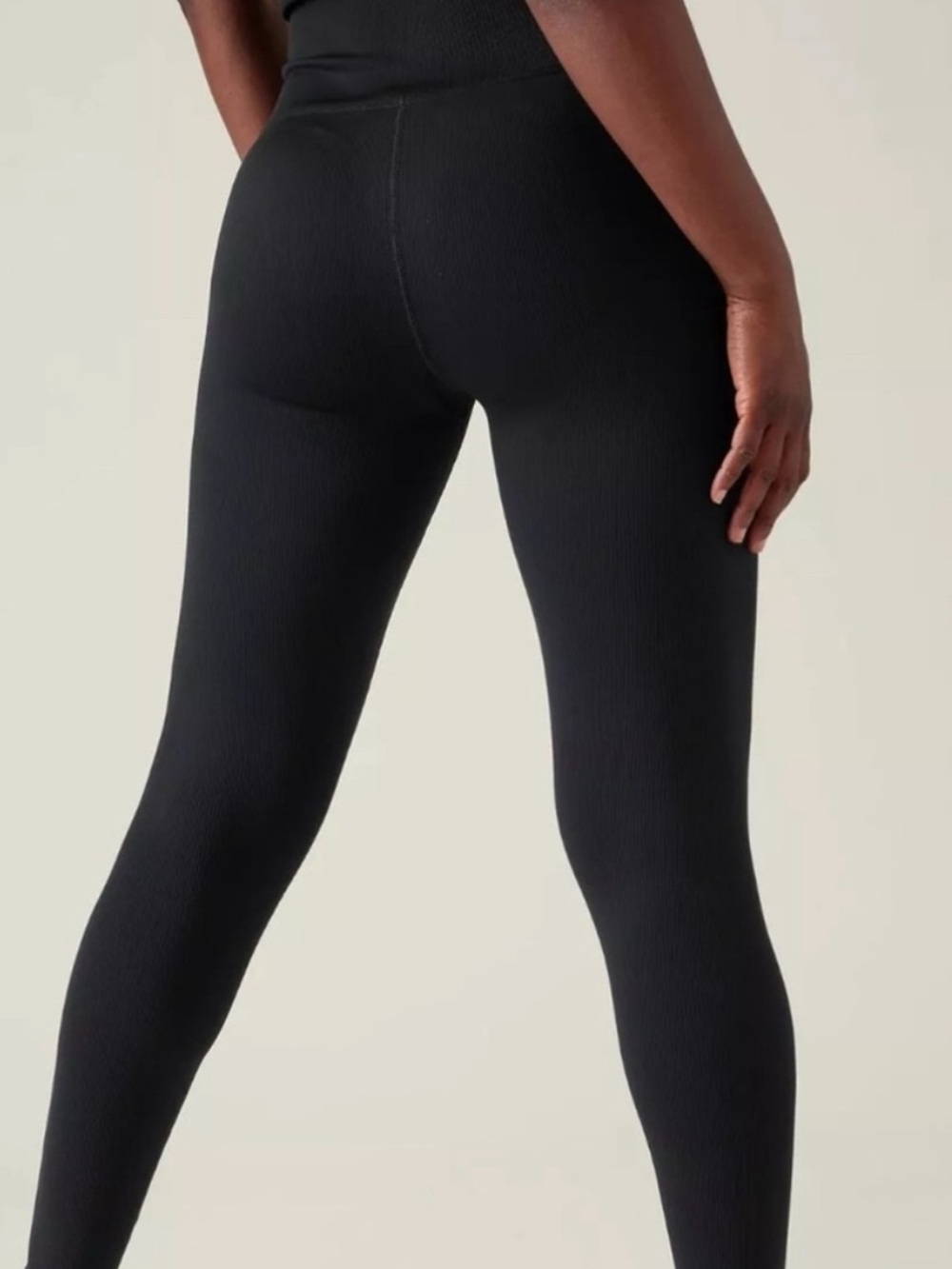 NWT Athleta AURORA SEAMLESS TIGHT, BLACK SIZE S - Picture 2 of 8